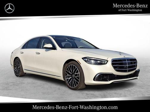 Diamond White 2023 Mercedes-Benz S-Class S 580 4MATIC