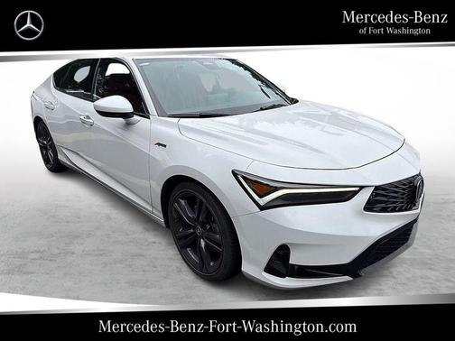 Platinum White Pearl 2024 Acura Integra A-Spec