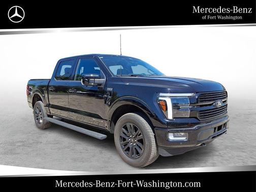 Agate Black Metallic 2025 Ford F-150 Platinum