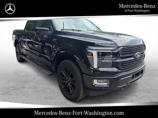Agate Black Metallic 2025 Ford F-150 Platinum