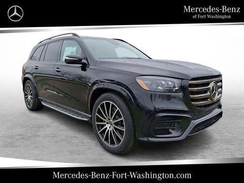 Obsidian Black Metallic 2026 Mercedes-Benz GLS 580 Base 4MATIC SUV