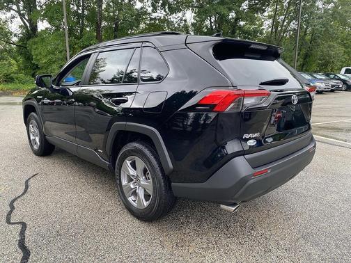 Midnight Black Metallic 2025 Toyota RAV4 Hybrid XLE