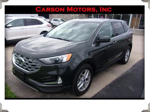 Green 2022 Ford Edge SEL