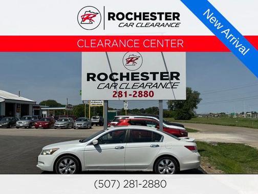 White Diamond Pearl 2008 Honda Accord EX-L