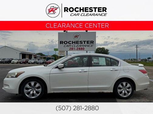 White Diamond Pearl 2008 Honda Accord EX-L