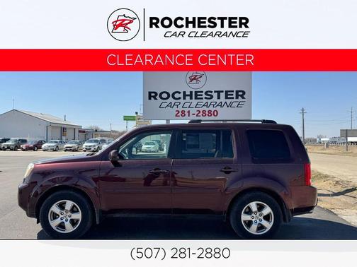 Maroon 2011 Honda Pilot EX