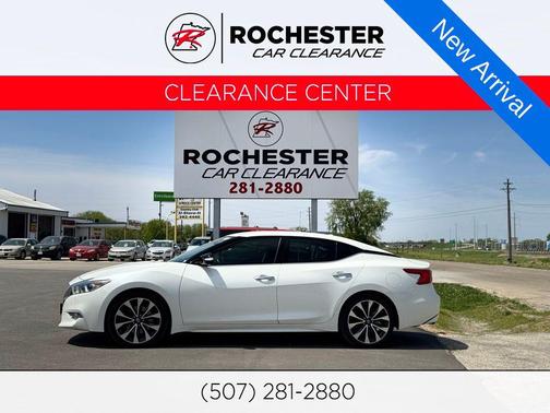 Pearl White 2016 Nissan Maxima 3.5 SR
