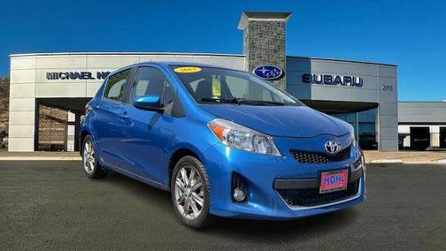 Blazing Blue Pearl 2013 Toyota Yaris L