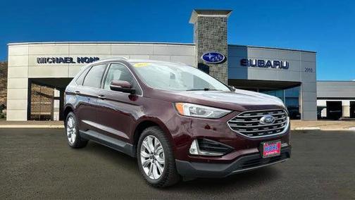 Burgundy Velvet Metallic Tinted Clearcoat 2020 Ford Edge Titanium