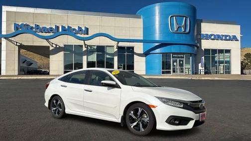 White 2017 Honda Civic Touring Sedan