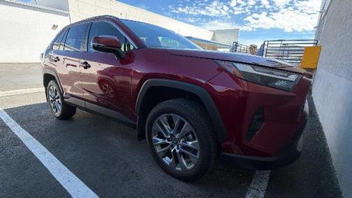 Red 2025 Toyota RAV4 XLE Premium