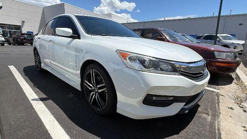 White Orchid Pearl 2017 Honda Accord Sport