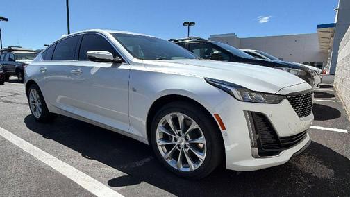 Crystal White Tricoat 2023 Cadillac CT5 Premium Luxury