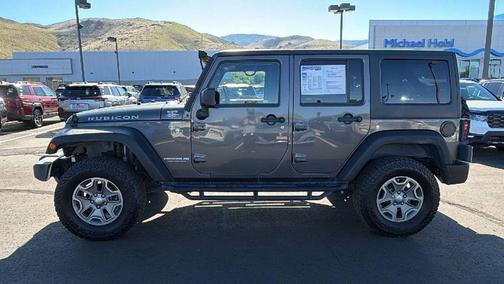 Granite Crystal Metallic Clearcoat 2017 Jeep Wrangler Unlimited Rubicon