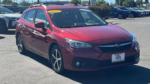 Crimson Red Pearl 2022 Subaru Impreza Premium
