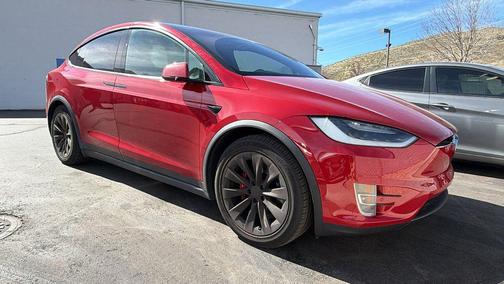 Red Multi-Coat 2019 Tesla Model X 100D