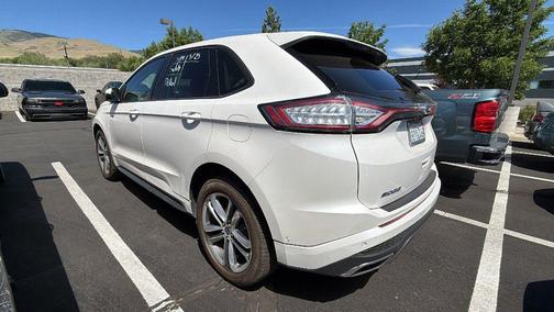 White Platinum Clearcoat Metallic 2018 Ford Edge Sport