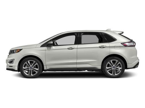 White Platinum Clearcoat Metallic 2018 Ford Edge Sport