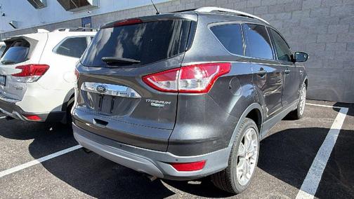 White Platinum Metallic Tri-Coat 2015 Ford Escape Titanium