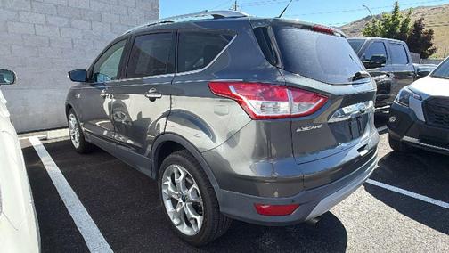White Platinum Metallic Tri-Coat 2015 Ford Escape Titanium