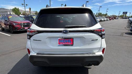 Crystal White Pearl 2026 Subaru Forester Hybrid Premium