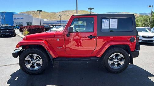 Firecracker Red Clearcoat 2017 Jeep Wrangler Sahara