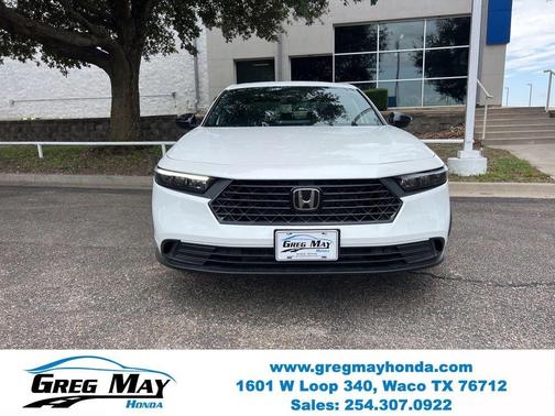 Platinum White Pearl 2026 Honda Accord Hybrid Sport