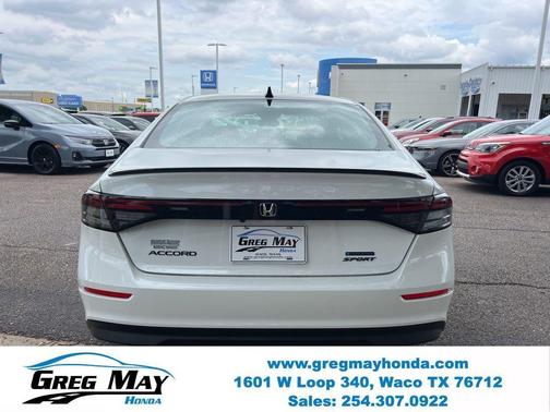 Platinum White Pearl 2026 Honda Accord Hybrid Sport