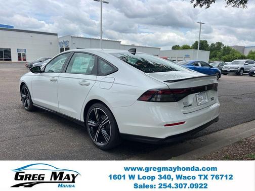 Platinum White Pearl 2026 Honda Accord Hybrid Sport