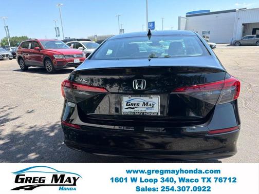 Crystal Black Pearl 2024 Honda Civic LX