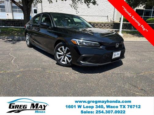 Crystal Black Pearl 2024 Honda Civic LX