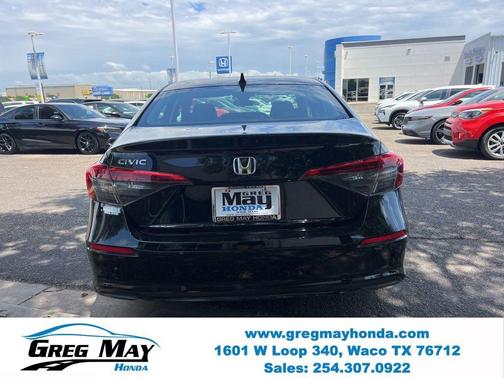 Crystal Black Pearl 2024 Honda Civic LX