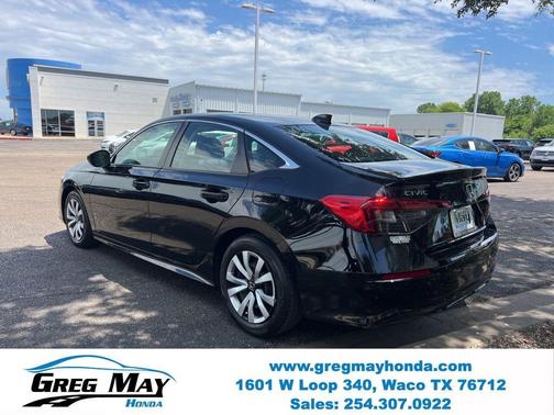 Crystal Black Pearl 2024 Honda Civic LX
