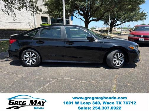 Crystal Black Pearl 2024 Honda Civic LX