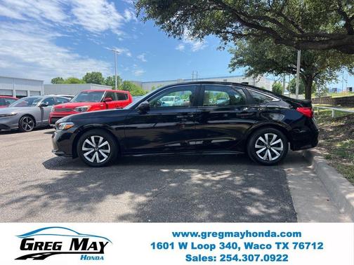 Crystal Black Pearl 2024 Honda Civic LX