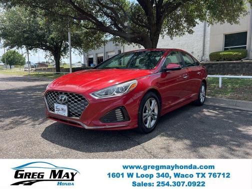 Scarlet Red 2019 Hyundai SONATA SEL