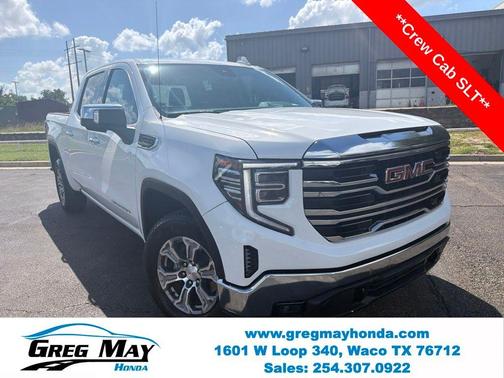 Summit White 2025 GMC Sierra 1500 SLT