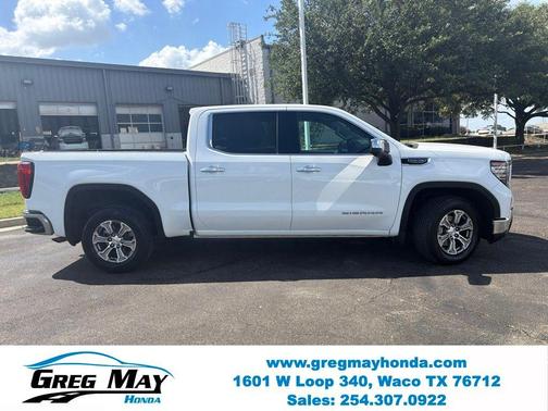 Summit White 2025 GMC Sierra 1500 SLT