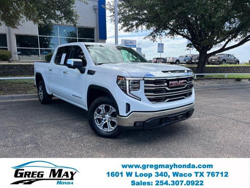Summit White 2025 GMC Sierra 1500 SLT