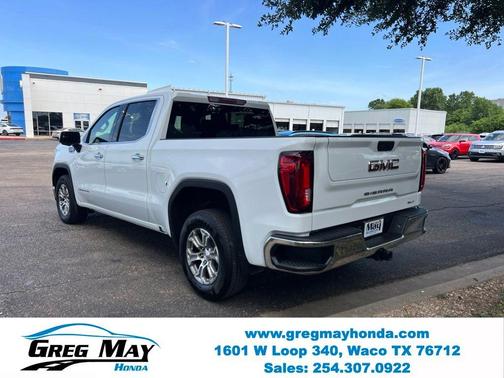 Summit White 2025 GMC Sierra 1500 SLT