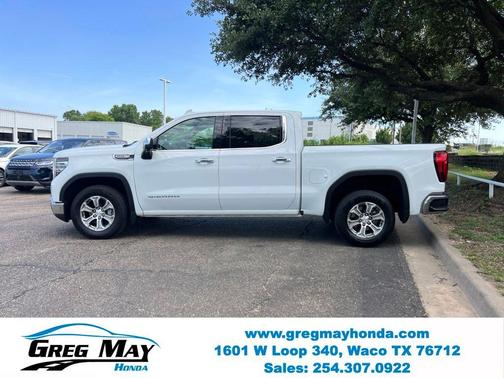 Summit White 2025 GMC Sierra 1500 SLT