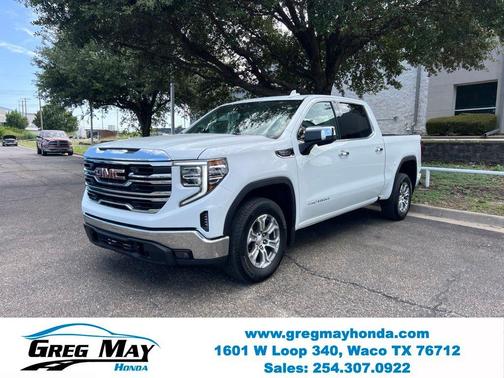 Summit White 2025 GMC Sierra 1500 SLT