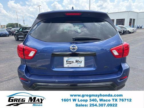 Caspian Blue 2019 Nissan Pathfinder SL