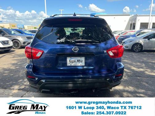 Caspian Blue 2019 Nissan Pathfinder SL
