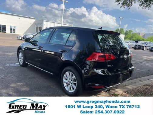 Black 2016 Volkswagen Golf TSI S 4-Door