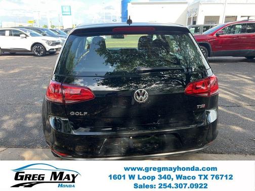 Black 2016 Volkswagen Golf TSI S 4-Door