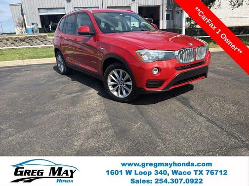 Melbourne Red Metallic 2017 BMW X3 sDrive28i