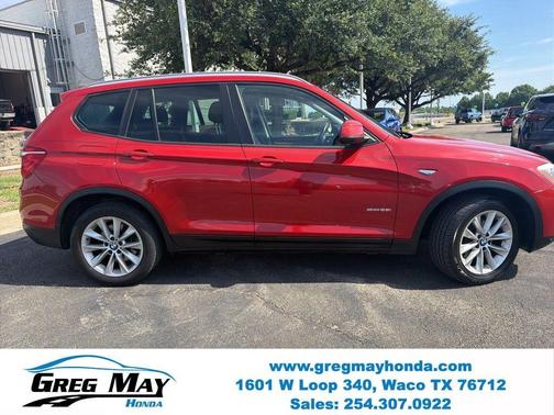 Melbourne Red Metallic 2017 BMW X3 sDrive28i