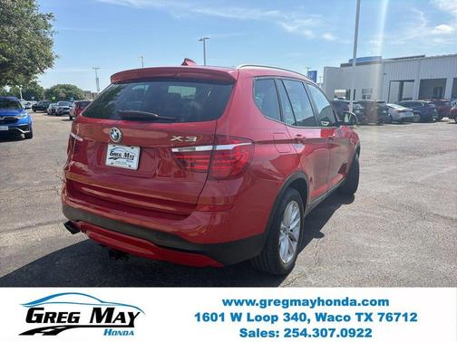 Melbourne Red Metallic 2017 BMW X3 sDrive28i