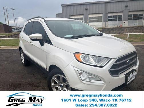 White Platinum Clearcoat Metallic 2019 Ford EcoSport SE